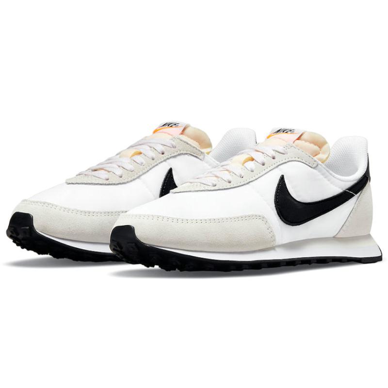 Nike Waffle Trainer 2 White Black Women's Sneakers DA8291-100