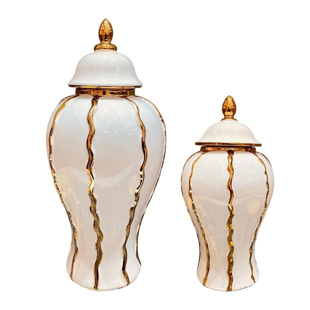 Ceramic Jar with Lid - Elegant Home Storage Solution