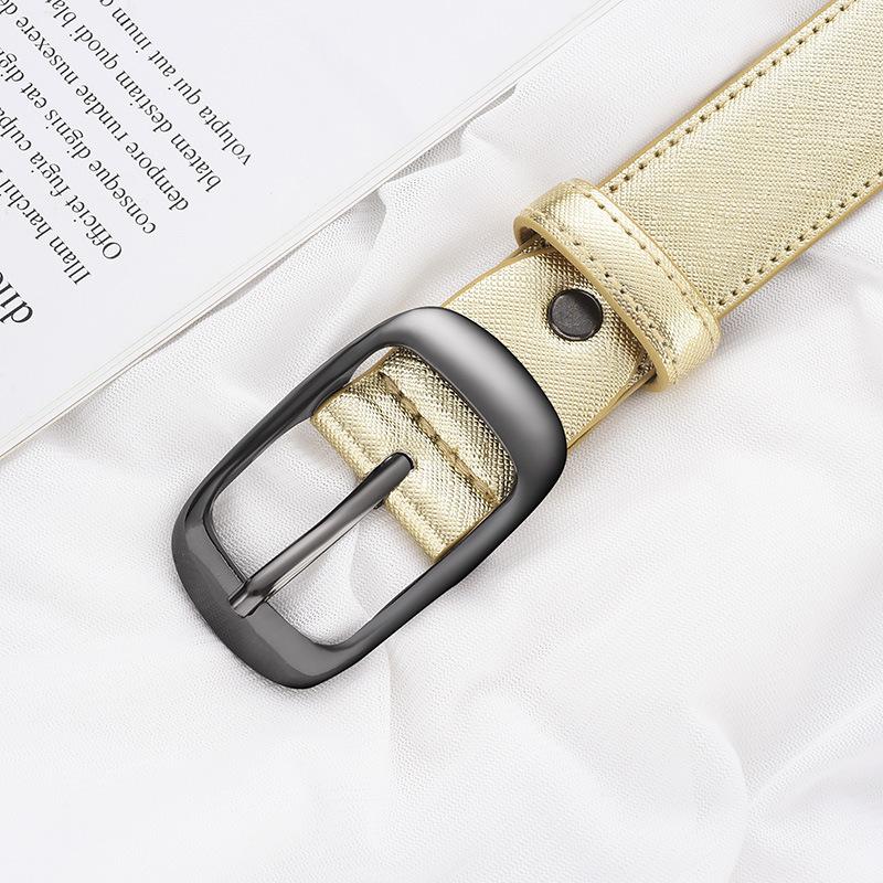 Ladies Belt Casual Vintage Pin Buckle Belt Schoolgirl Decorative Jeans Belt