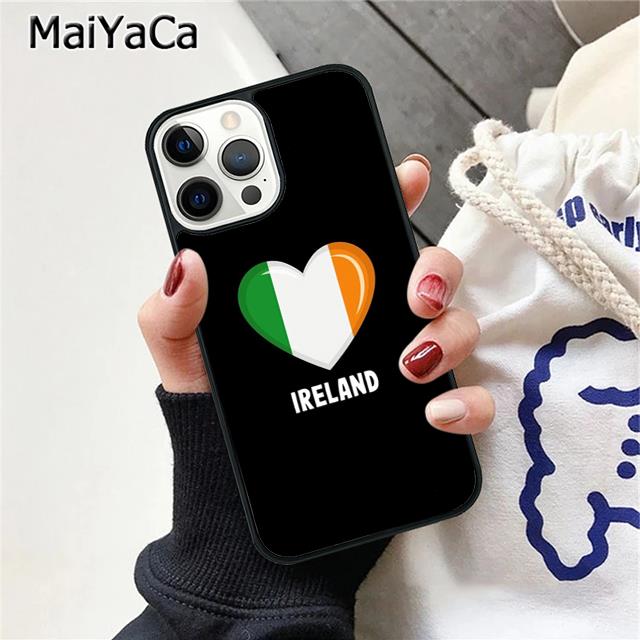 Ireland Irish Flag Phone Case Cover For iPhone 17 Air 16 16e 15 plus 11 12 13 14 pro max coque