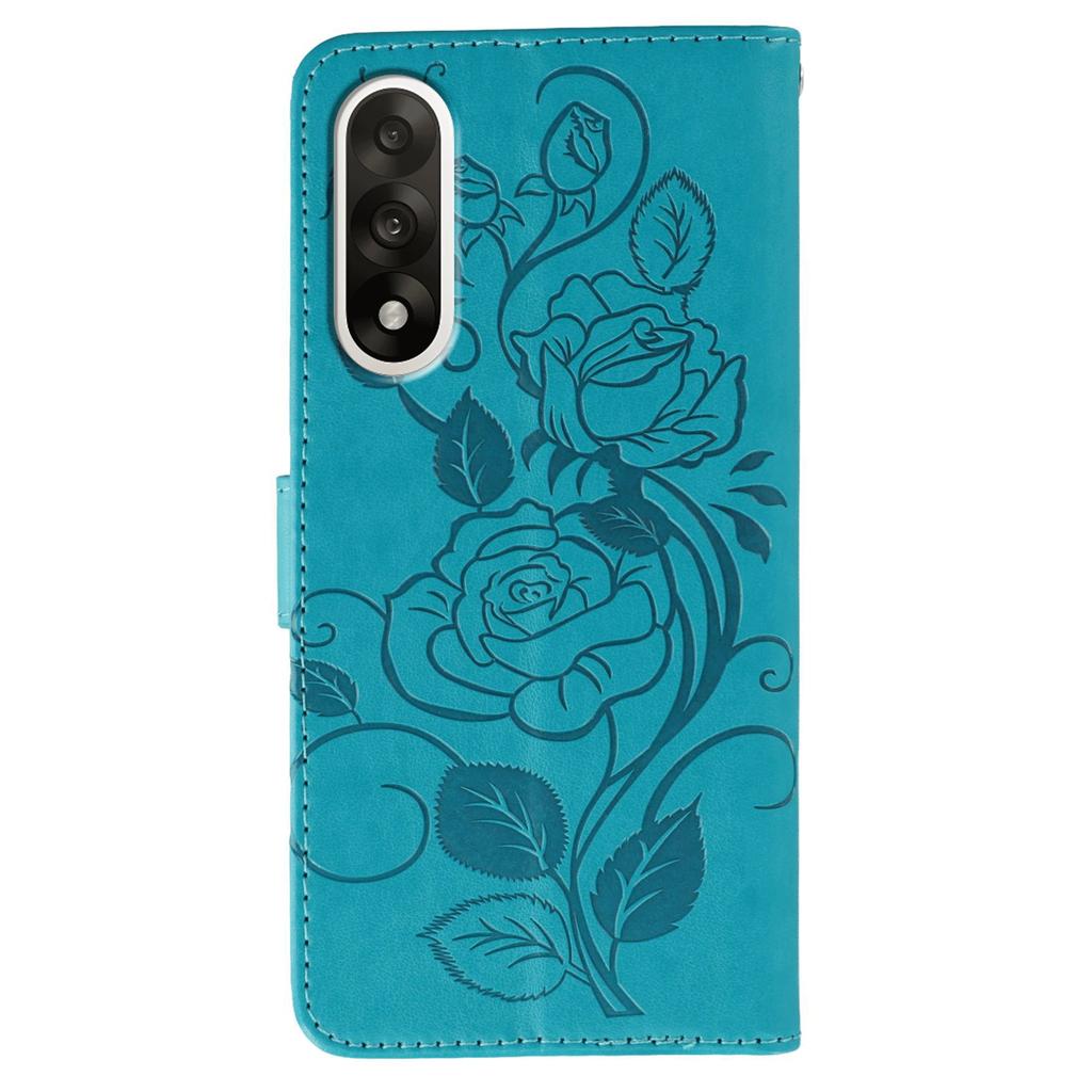For OnePlus Ace 5 Ultra 5G/Nord 5 5G Case Wallet Stand Imprinted Rose Butterfly PU Leather Phone Cover