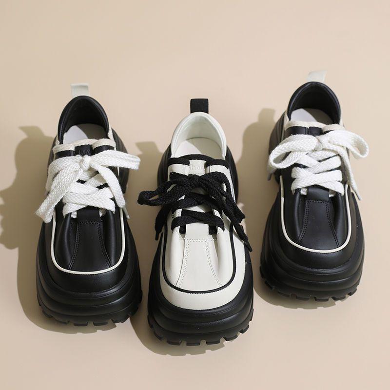 High-value niche design cake sole dad shoes children's spring and summer 2025 new versatile round head thick sole dad shoes