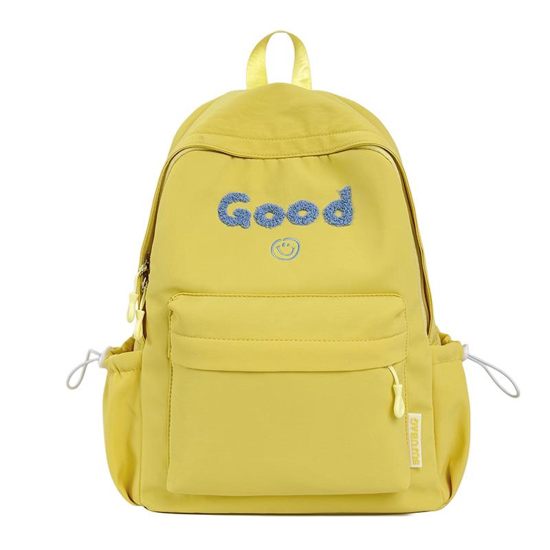 Schoolbag1011 Korean version of college style schoolbag student fashion large capacity travel backpack lightweight junior high school student