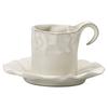 Pleated Coffee Cup and Saucer Set, Hand Punch Hanging Ears, Ceramic Cup, Japanese Light Luxury, High-end Exquisite Afternoon Tea