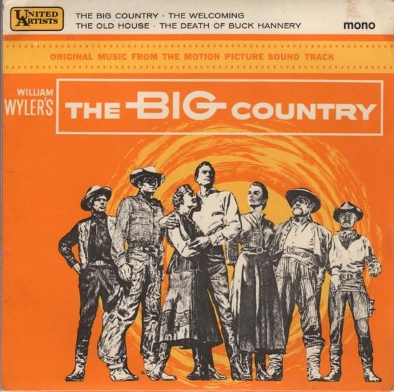 

7inch Record JEROME MOROSS The Big Country Original Music Fro UEP1014 UNITED ARTISTS 1959 UK CountryFolk Used