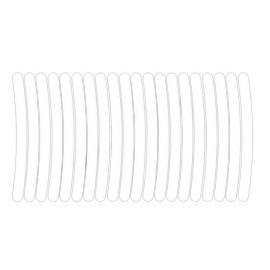 20PCS Car Wheel Stickers Reflective Night Safety Warning Tape Waterproof Scratch-Resistant Rim Decals for Cars Motorcycles Bicycles