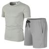 Men's Trendy Summer Short-Sleeve T-Shirt Set - Loose, Round Neck Casual Wear