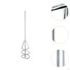 Color Mixing Paddles, Bucket, Mortar , Rust-resistant Cement Mixer Tool, Spiral Rod for DIY