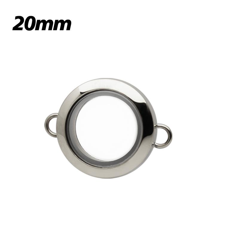 

10pcs Gold/Sliver Color Floating Charms Living Memory Locket Medallion Stainless Steel Jewelry Women Bracelet Making Accessories twist screw open