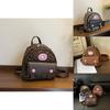 Hello Kitty Fashion Leopard Print Mini Backpack With Zipper Closure For Daily Use