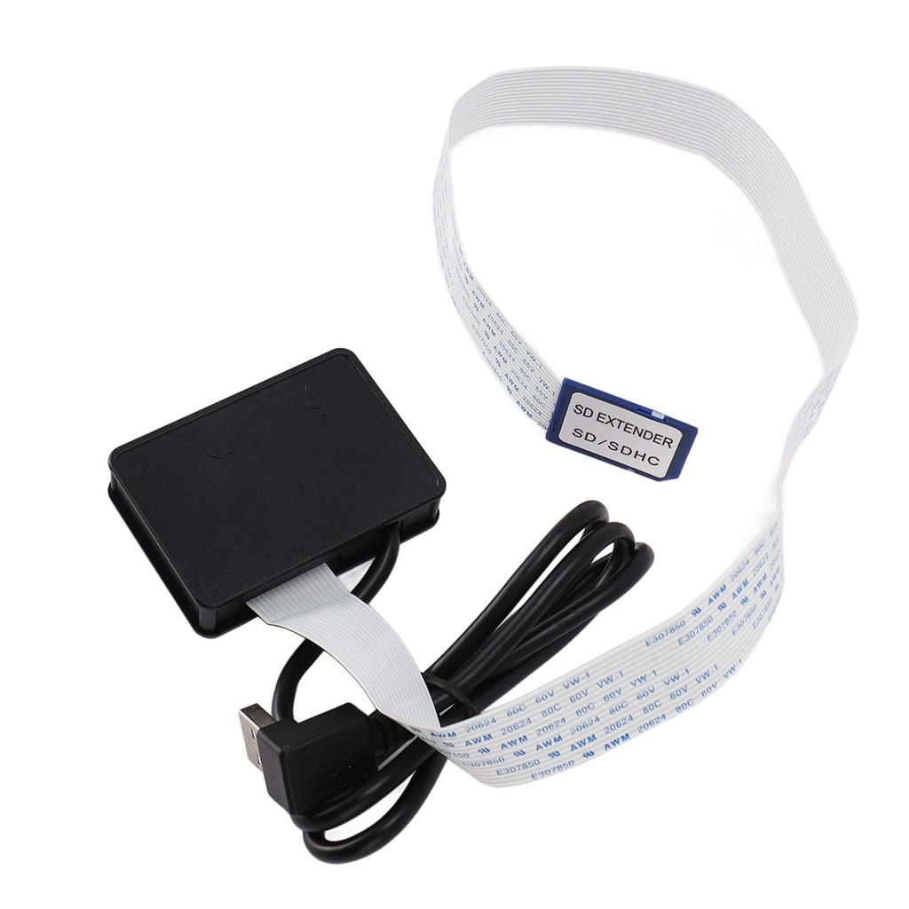 Storage Card to Storage Card Extension Cable Professional 2 in 1 USB Storage Card Extender Cord for GPS Navigator Car