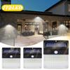 Outdoor Solar LED Wall Light 172LED Motion Sensor 3 Modes Waterproof Security Lighting for Garden Garage Pathway