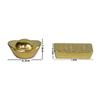 1Pc Simulated Gold Bar And Gold Ingot Ornament Mini Doll House Decoration Toys Miniature Model Diy Accessories
