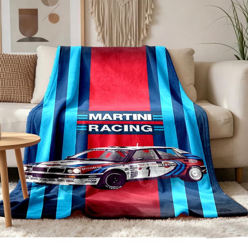 Martini Racing Team  Soft and comfortable flannel Suitable for sofas living rooms outdoor camping travel and also makes a great anniversary gif