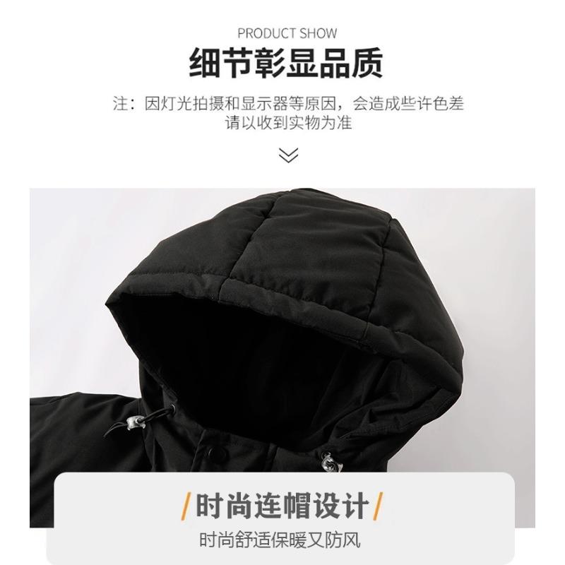 Autumn and winter new youth cotton jacket for men and women couple winter jacket Korean version of hooded thickened warm trend padded clothes
