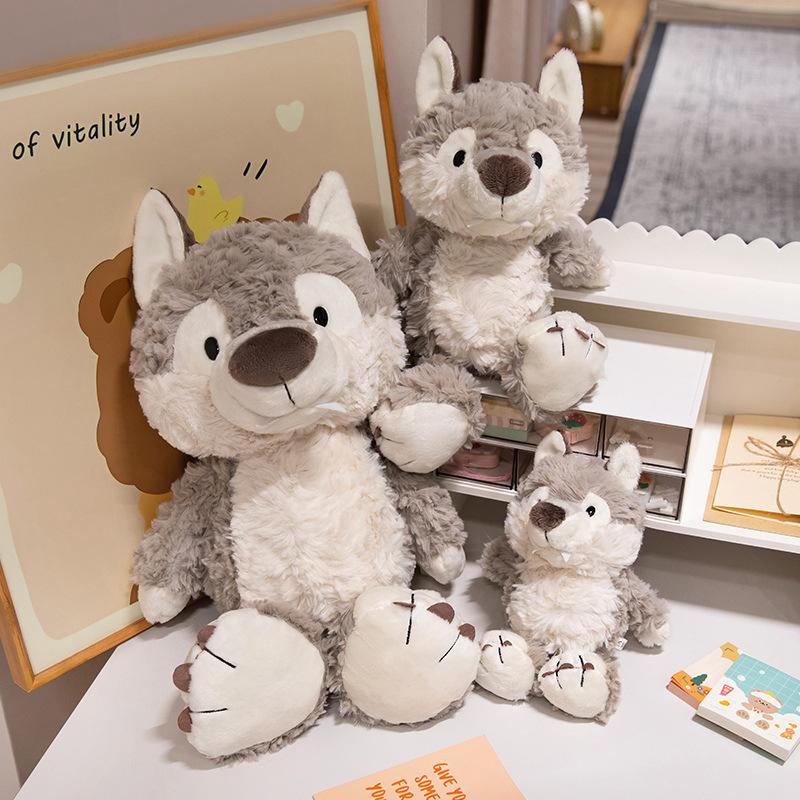 Forest Friend King Kong Winnie Wolf Doll Cicada Plush Toy Cute Pet Healing Doll Boy Gift