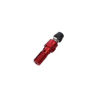 Aktywny 14992532 Banjo Bolt bez powietrza (Pojedynczy) P1.25 Aluminium/Czerwony