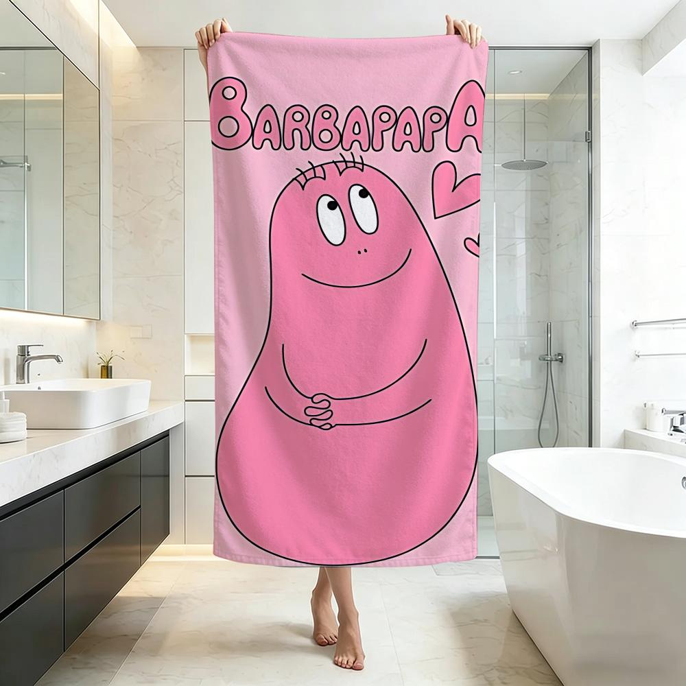 Colorful-BarbapapaS Towel Five-Star Hotel Quality Eco-Friendly Ultra Soft Thick Towels & Beach Towels