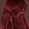 Boho Hair Accessory Moon Star Headpiece Vintage Braided Hair Chain Daily Wear