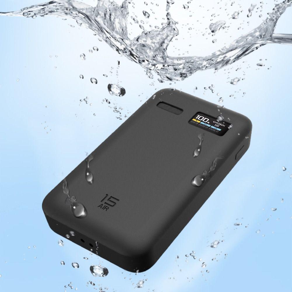 Shockproof Silicone Case Solid Color Dustproof Protective Cover Soft Portable Carrying Case for CUKTECH No.15 AIR 15000mAh 100W