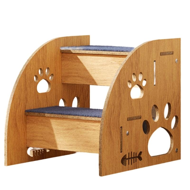 Wooden Pet Steps Stairs For Easy Access To High Place Couch Bed For Small Dog Cats And Senior Pet Climbing Supporter