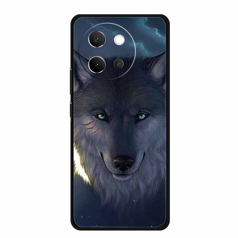 For Vivo V40 Lite Case Black Silicone Soft Back Cover Case For Vivo V40 Lite 5G Phone Case Cover V 40 V40lite 6.78" Funda Coque