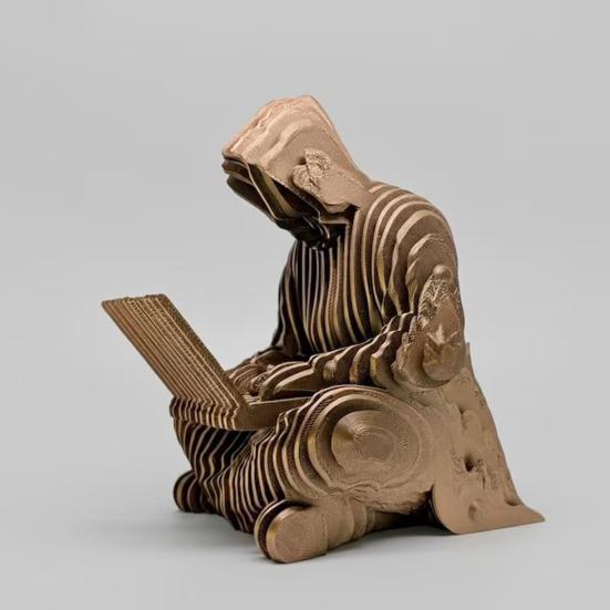 Decorative Figurine Fine Carving Colorful Handcrafted Table Decoration for Living Room Bedroom