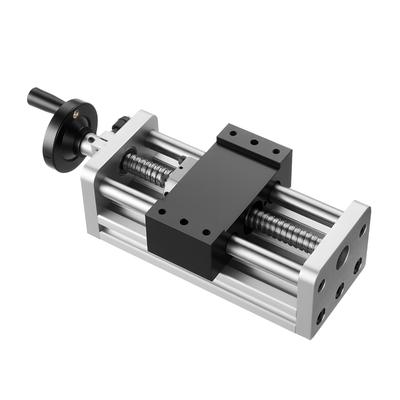 Linear Stage Actuator, 100 Mm Effective Stroke, Ball Screw CNC Linear Motion Guide Rail, Double Optical Axis, C7 High-Precision