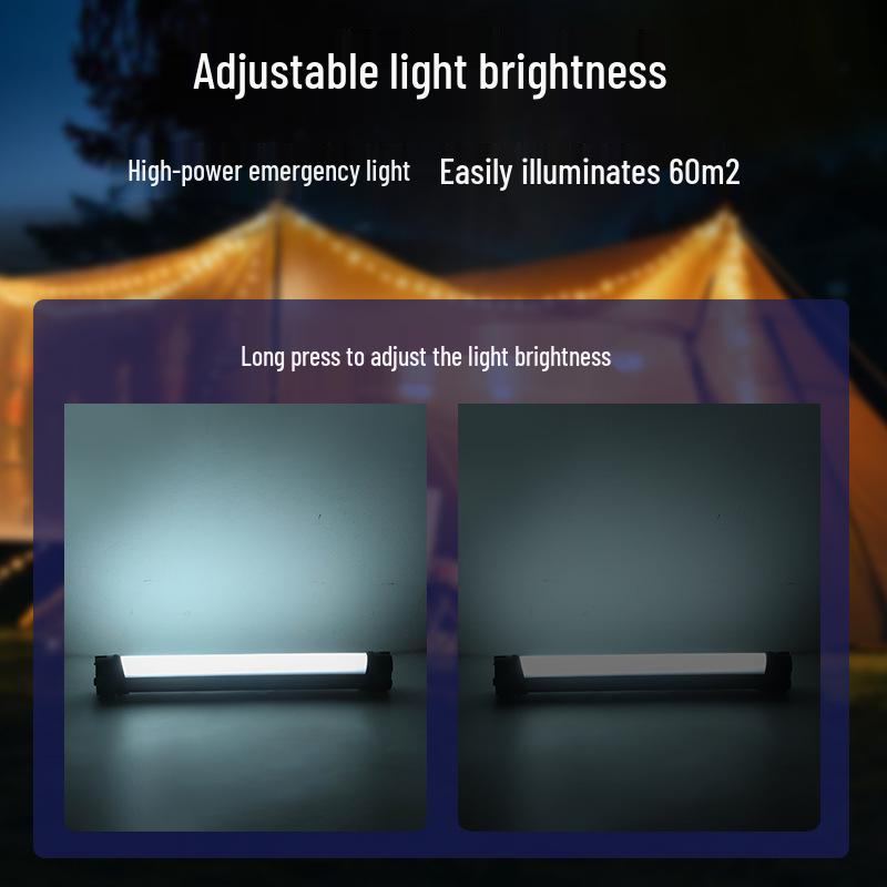 Wireless LED Rechargeable Magnetic Tube Light for Outdoor and Emergency Use