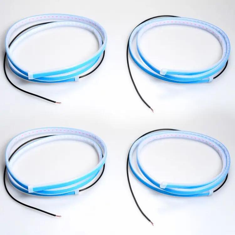 120CM Car Door Opening Warning Light Anti-rear-end Collision Safety Car Door Light 12V LED Decoration Light Car Accessories