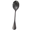 Shell Shape Stainless Steel Spoon with Long Handle Restaurant Dessert Spoon Ice Cream Scoops Kitchen Accessories  Tiny Spoon