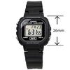 CASIO Digital Wristwatch Chipkashi Cheap LA-20WH-1A Ladies Girls Kids Black Overseas Model