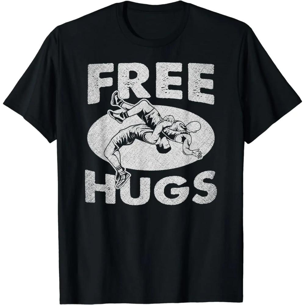 

Футболки для рестлинга - Футболка для реслинга Funny Free Hugs XXXXXL чёрный