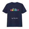 Es Ist Mein Geburtstag Zeichen Für Unisex T-Shirt Mit Stilvollem Design Vintage Gewaschenes Oberteil Für Den Alltag Designer Kleidung Leicht