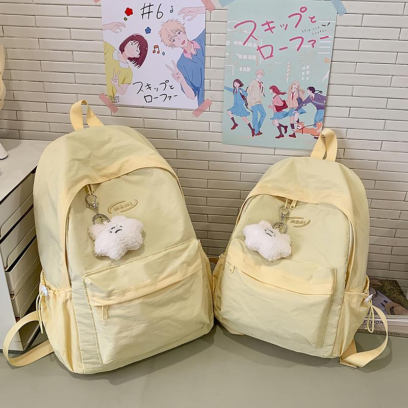 Damryggsäck Junior Senior Gymnasieelev Ryggsäck Lättviktig Enfärgad Reseryggsäck