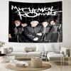 My-Chemical-Romance Print Tapestry, Backdrop, Easy Setup, Ideal for Bedroom, Office & Living Room, with Aesthetic Wall Hanging Decor.