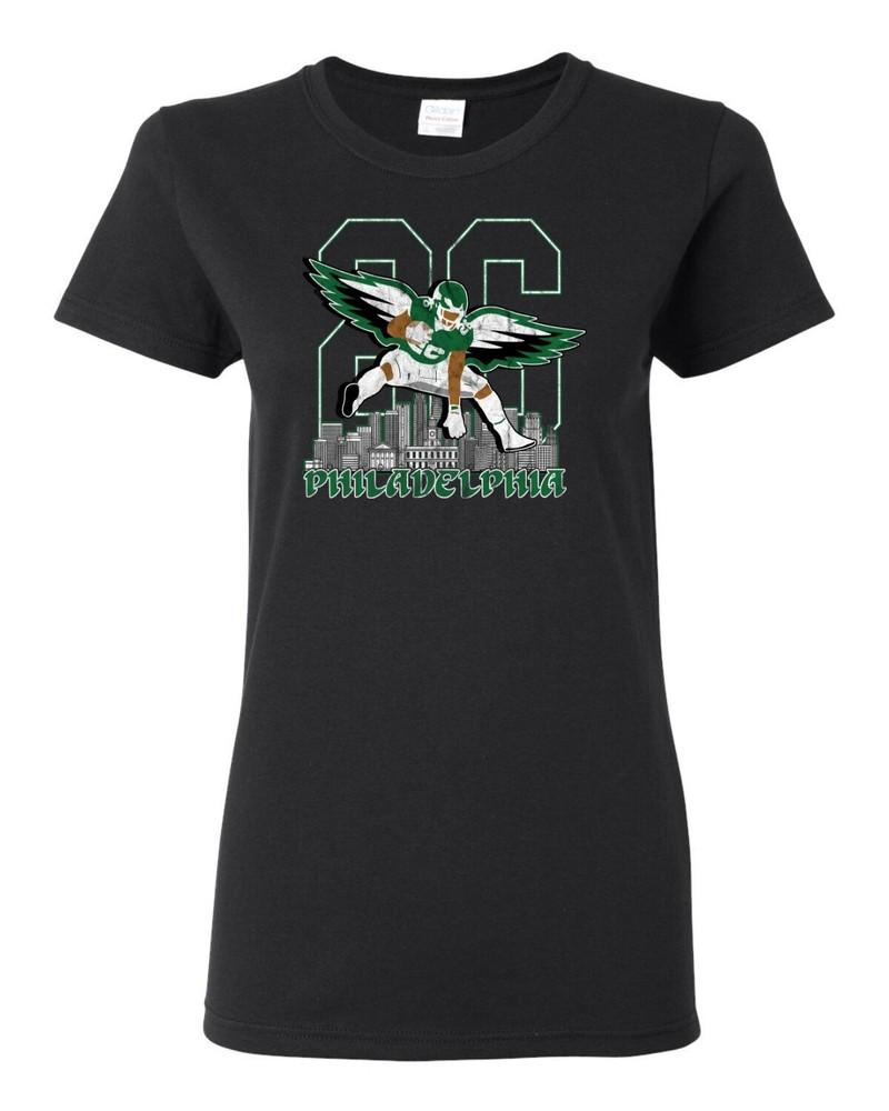 Fly 26 Leap Hurdle Philly Football City Skyline Sports Womens Graphic T-Shirt Unisex T-Shirt S