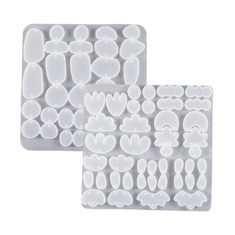 DIY Ohrring Silikonform Unregelmäßige Hängeform Werkzeug Handgefertigte Halskette Schmuck Anhänger Form DIY Resin Gussform