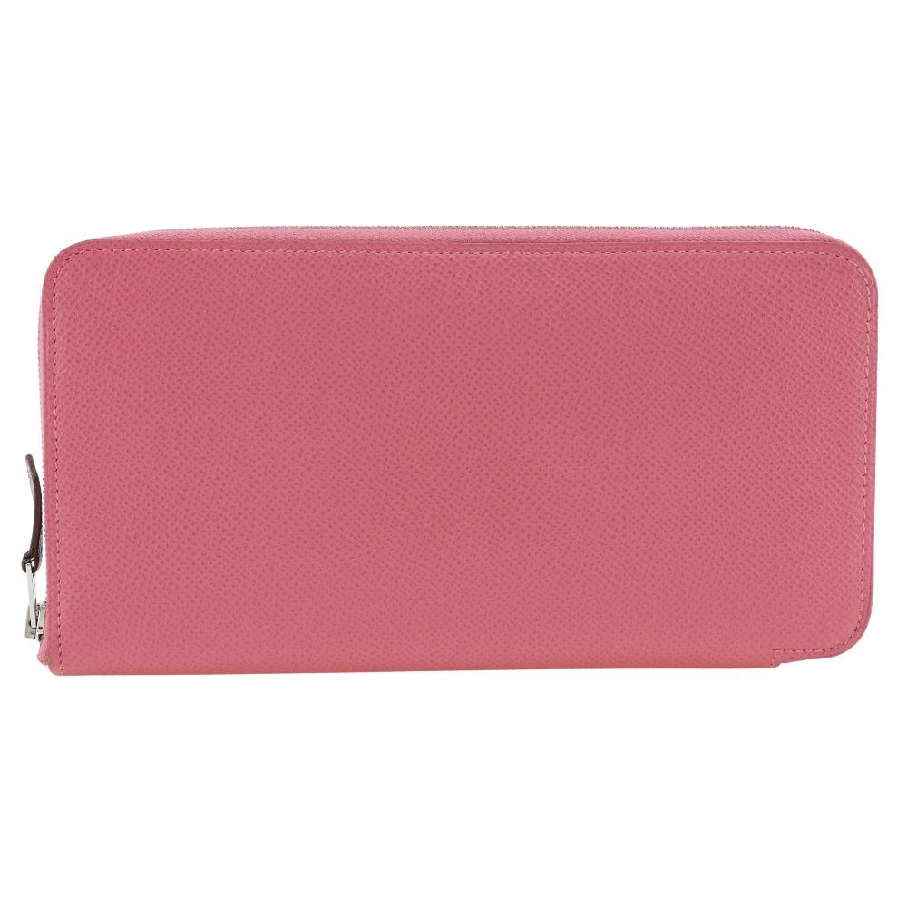 

HERMES Azap Long Silk Inn Purse Rose azare pink Epsom Women Used