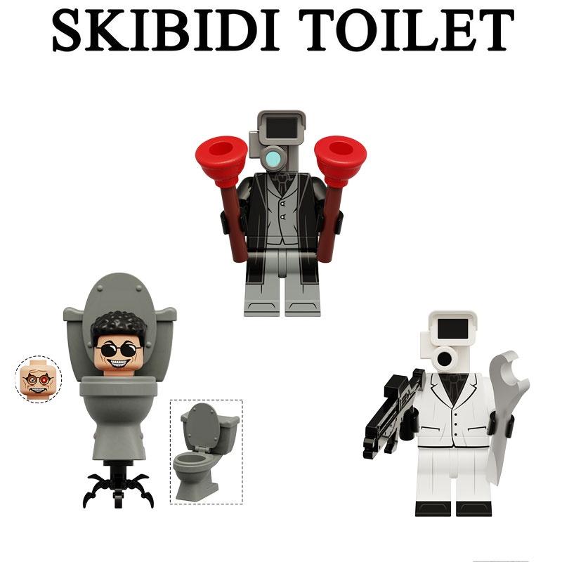 Ultimativer Toilettenmann, unvergleichlicher Kriegsgott, Wissenschaftler, Überwachungsexperte, Plastikbausteinspielzeug