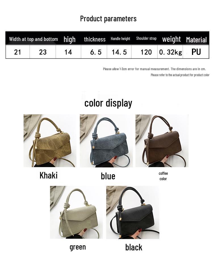 Trendy Women's 2024 Textured Crossbody Shoulder Bag
