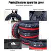 Universal Car Spare Tire Covers Case Auto Wheel Tires Storage Bags 210D Oxford Cloth Dust-proof Protector Car Tire Accessories