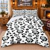 Scream Ghostface Pattern Bedding 3Pcs Set Bed Sheet And Pillowcases For Indoor Bedroom