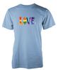 Bnwt Pride Love Word Equality Respect Rainbow Lqbtq Unique TShirt Adult Kids