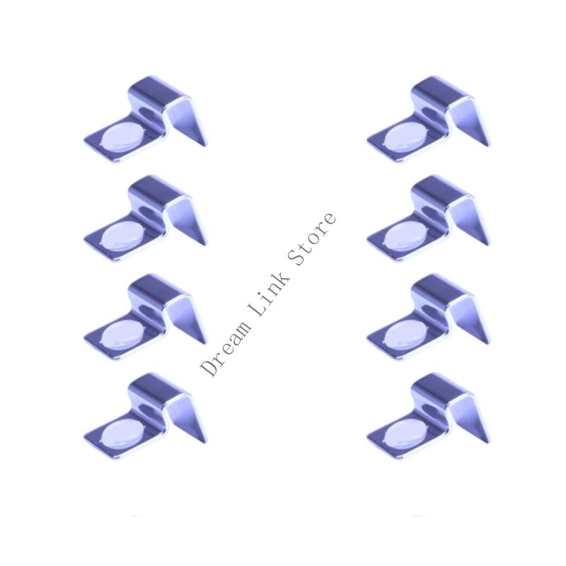 Q1FD Practical Tanks Lid Clip 8pcs Rustproof Fishtanks Glass Cover Holders Clamps for Frameless Aquariums Secure Fastening