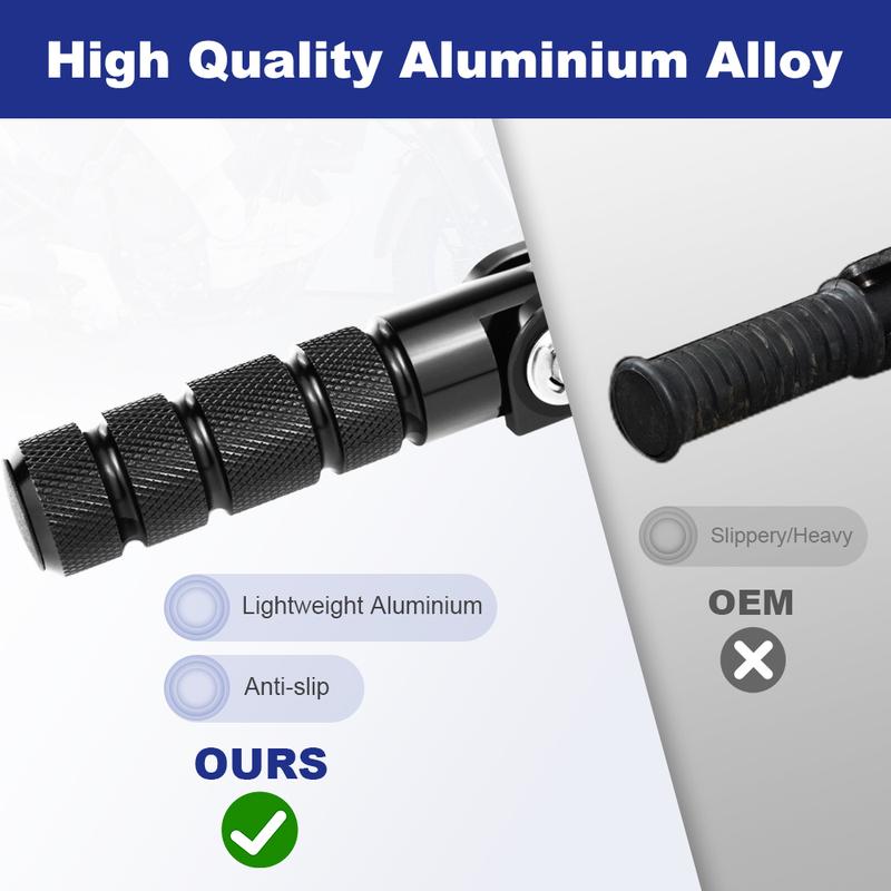 22mm 25mm 28mm Universal Motorcycle Highway Bar Footpegs Forward 7/8 1 1/8 inch Crash Bar Foot Pegs Rests For Most Models