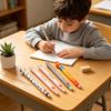 Yousheng Bauernhoftier Radierbare Gelstifte für Kinder Niedliches Cartoon-Design mit Kuh, Truthahn, Esel, Schwein Glattes Schreiben Leicht Radierbarer Stift Lustige Schulmaterialien