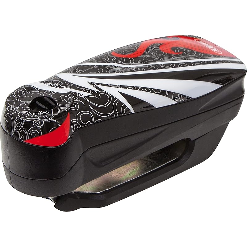 

ABUS motorcycle disc lock flame black Detect 7000RS1 (Detecto7000 RS1)
