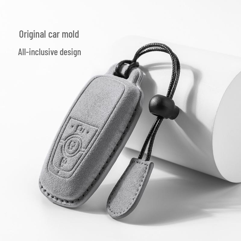 2022 Ford Territory Schlüsselhülle: Wildleder-Fernbedienungsschale mit Schnalle