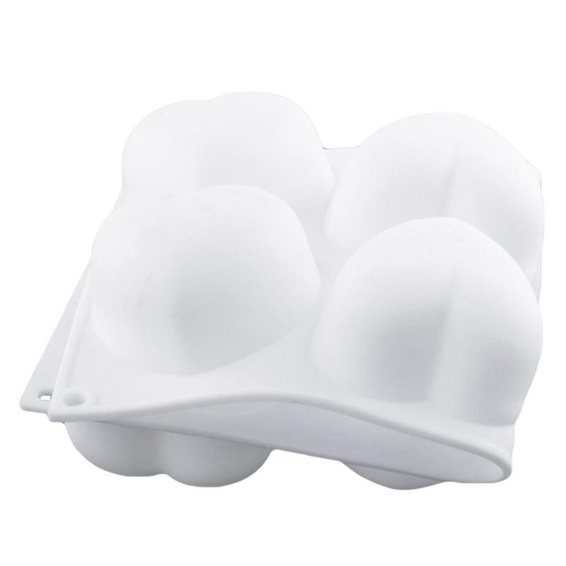 Silikonform, 1 Stück, herzförmige Backform, 3D-Schokoladenherstellung, Formen, Desserts, Kuchenform, handgefertigt